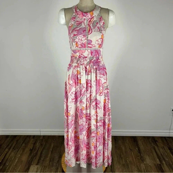 Able Dresses & Skirts - Able the Label for Anthropologie open back floral maxi  dress M